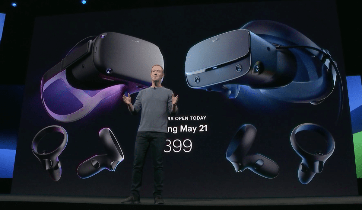 La date de sortie officielle d'Oculus Quest, Oculus Rift S est le 21 mai.