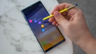 The Note 9's screen is larger and sharper than the Note 10's