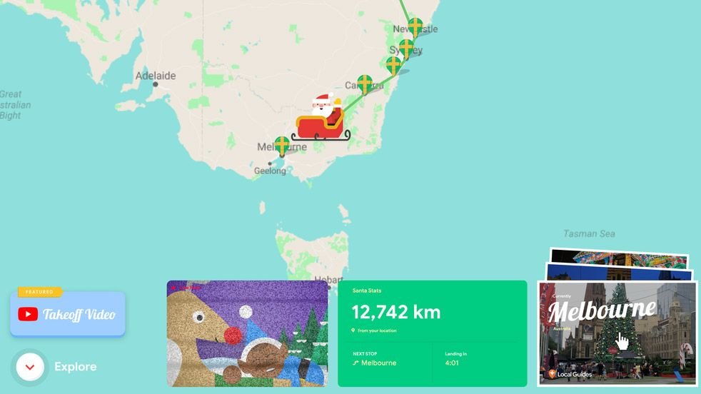Google Santa Tracker es renovado y mejor que nunca en 2019