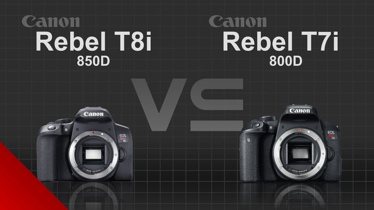 Canon EOS 850D vs EOS 800D : comparaison DSLR pour les débutants