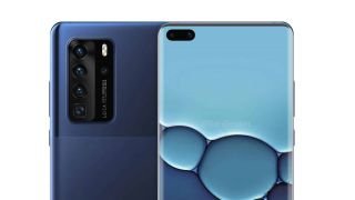 Conceptual rendering of the Huawei P40 Pro