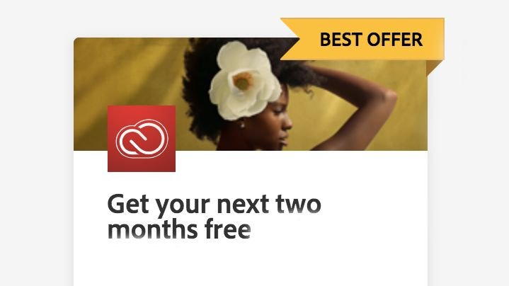 Do you want Adobe Creative Cloud free for two months? Here's how to get the hidden offer