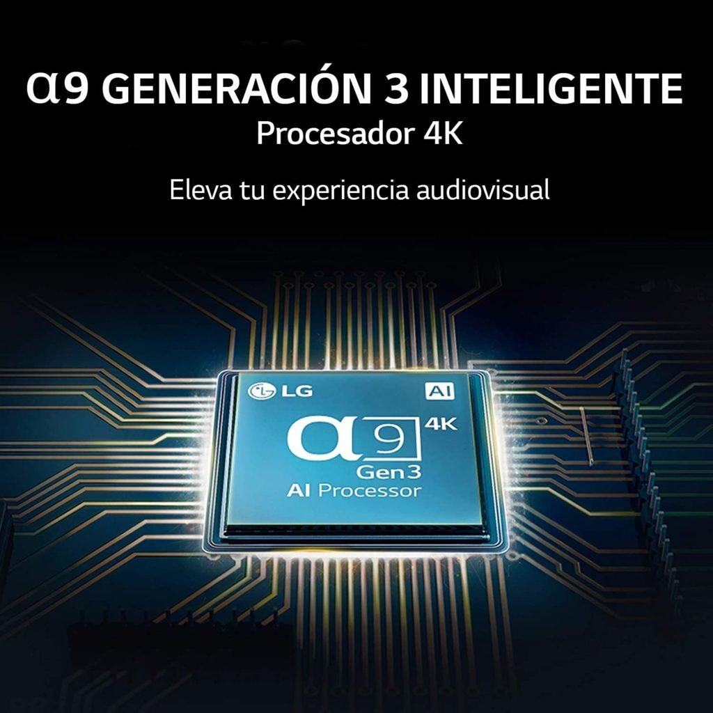 La mayoría de los televisores LG OLED 2020 utilizan un procesador a9 Gen 3 mejorado (crédito de imagen: LaComparacion)