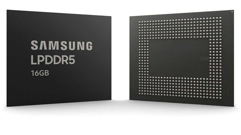 Samsung begins production of LPDDR5 using revolutionary process technology
