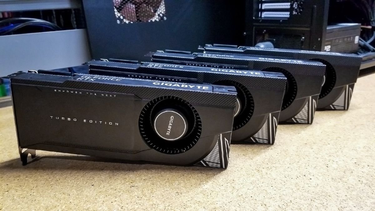 This PC monster has four Nvidia RTX 3090 GPUs inside it, and it doesn't melt