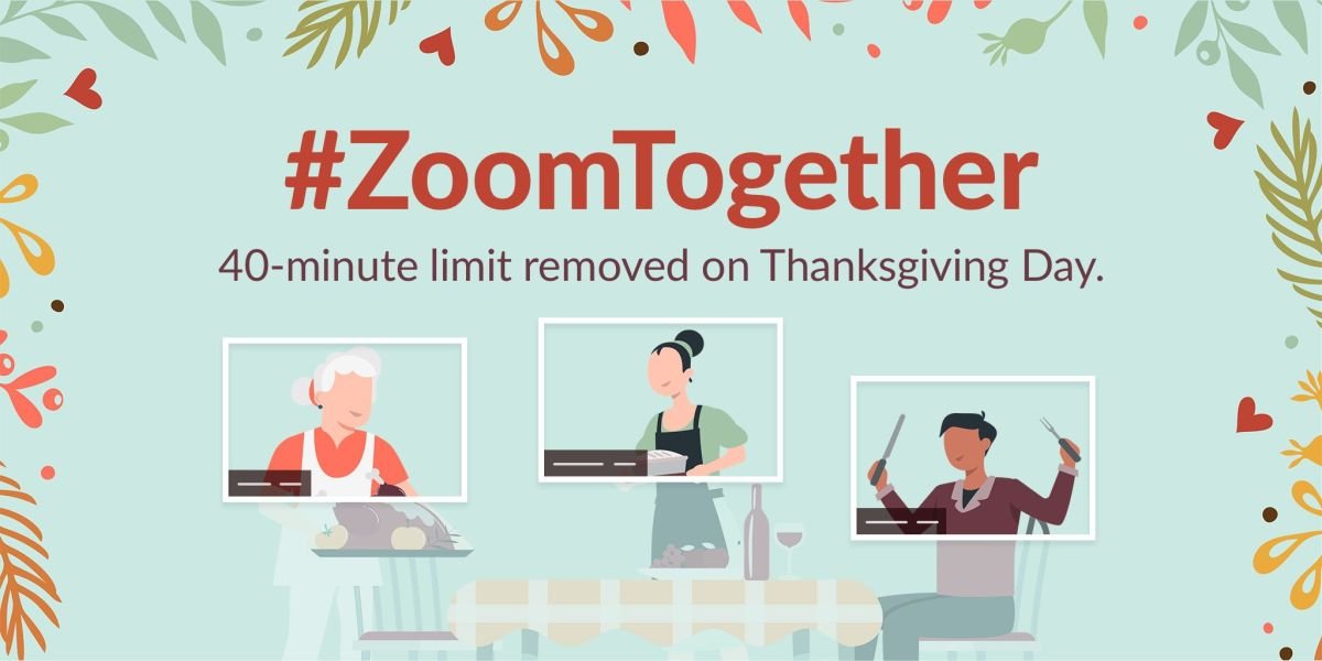 Zoom supprime les délais d'appel comme cadeau de Thanksgiving aux utilisateurs