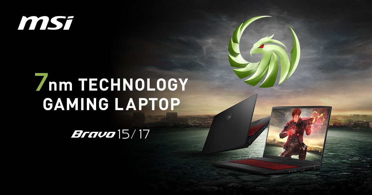 Игровые ноутбуки MSI Bravo 15 и 17 на базе AMD теперь доступны в Telkom Mobile