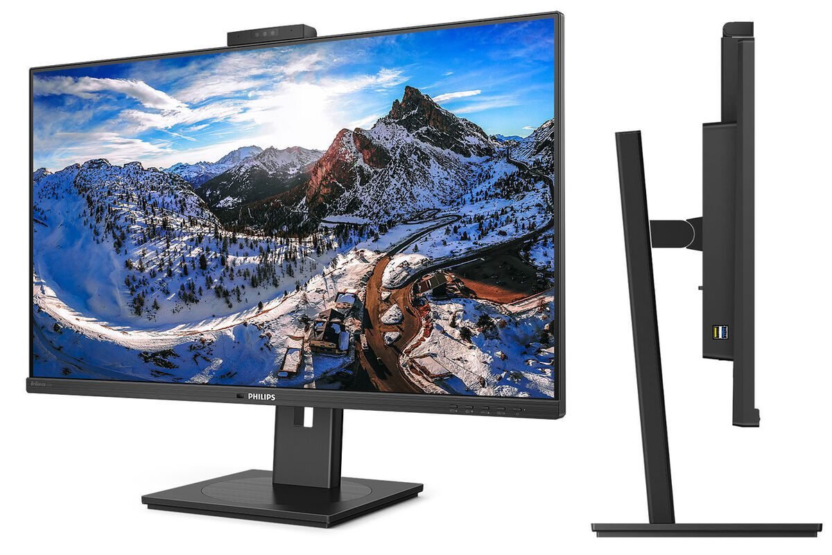 MMD Komt with Twee Nieuwe 32-inch Philips monitor with USB-C and Windows Hello