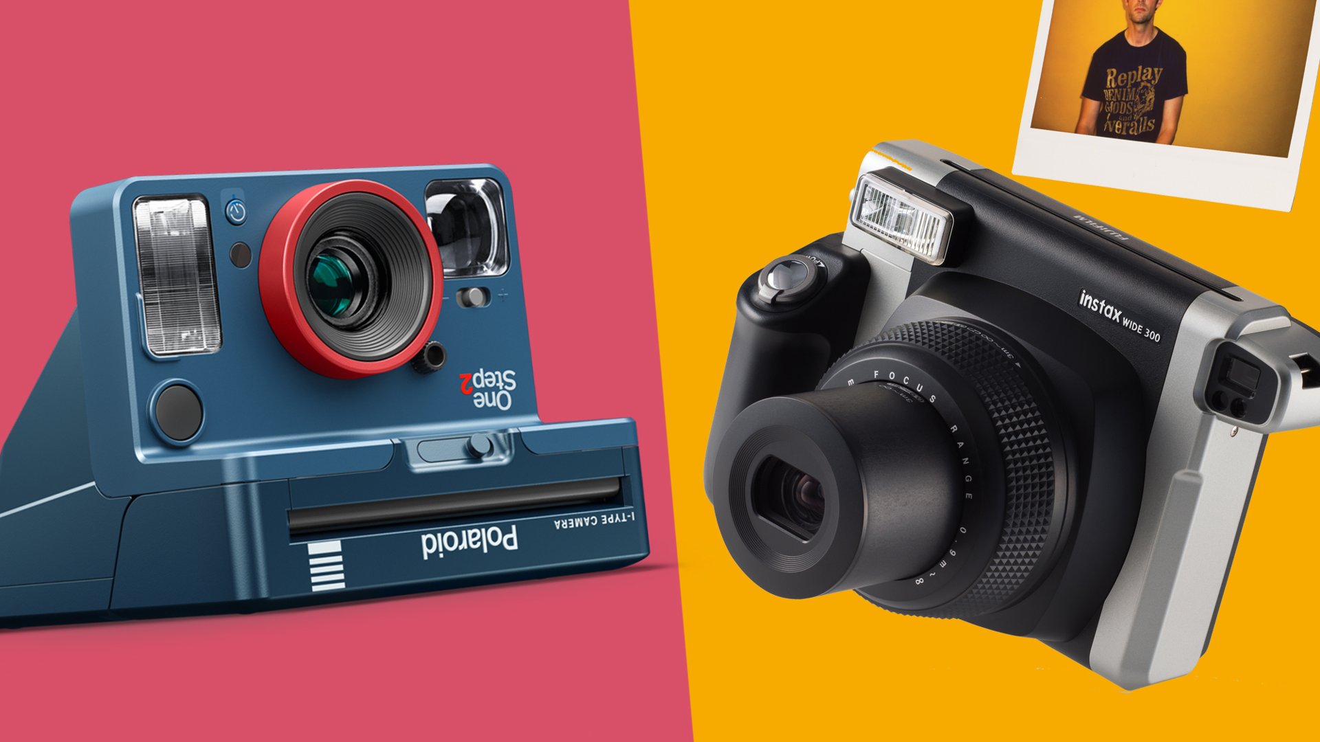 Polaroid OneStep 2 vs Fujifilm Instax Wide 300