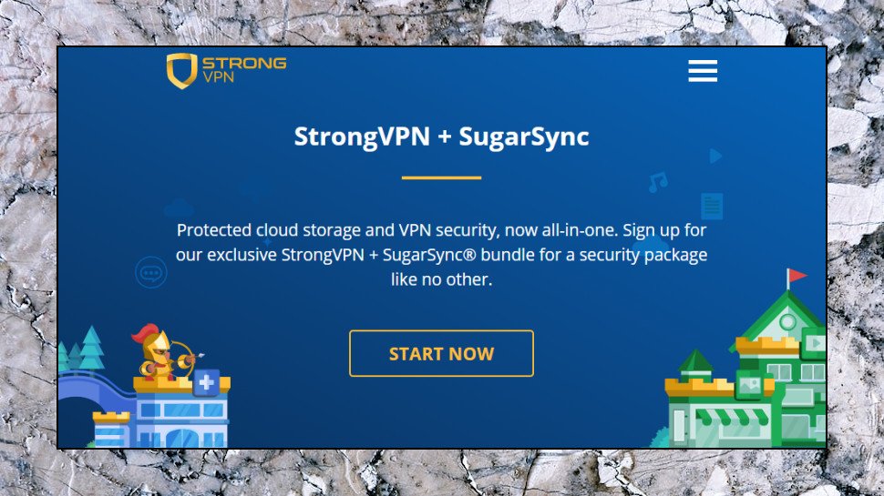 SugarSync con StrongVPN