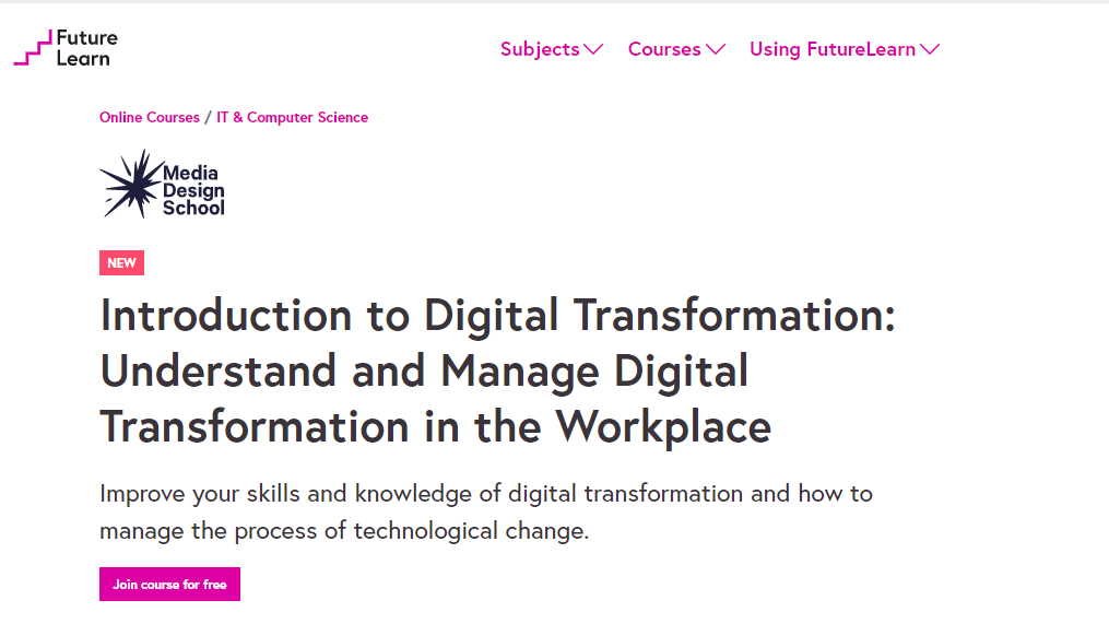 Curso de transformación digital