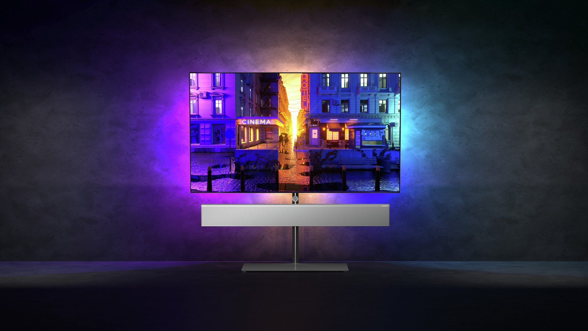 Philips OLED + 986 shines in the living room