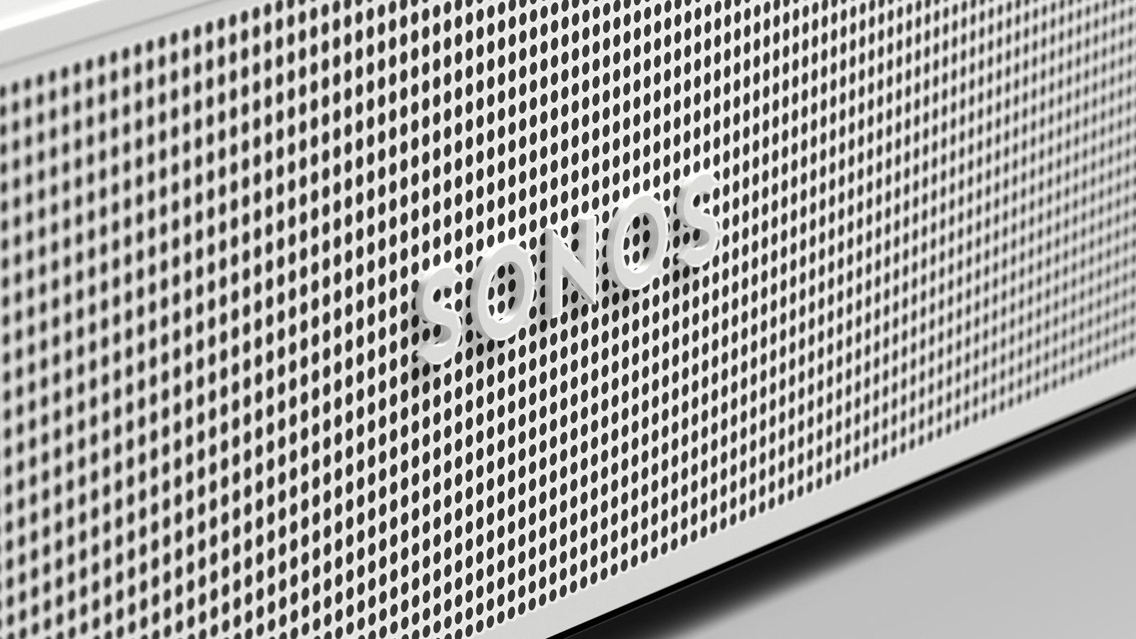 eine Nahaufnahme der Sonos Beam Gen 2 Soundbar