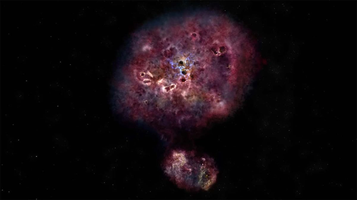 L'aube de l'univers aurait pu naître de galaxies maintenant cachées par la poussière