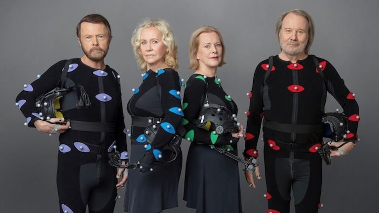 ABBA im Rahmen der digitalen Ausstellung ABBA Voyage