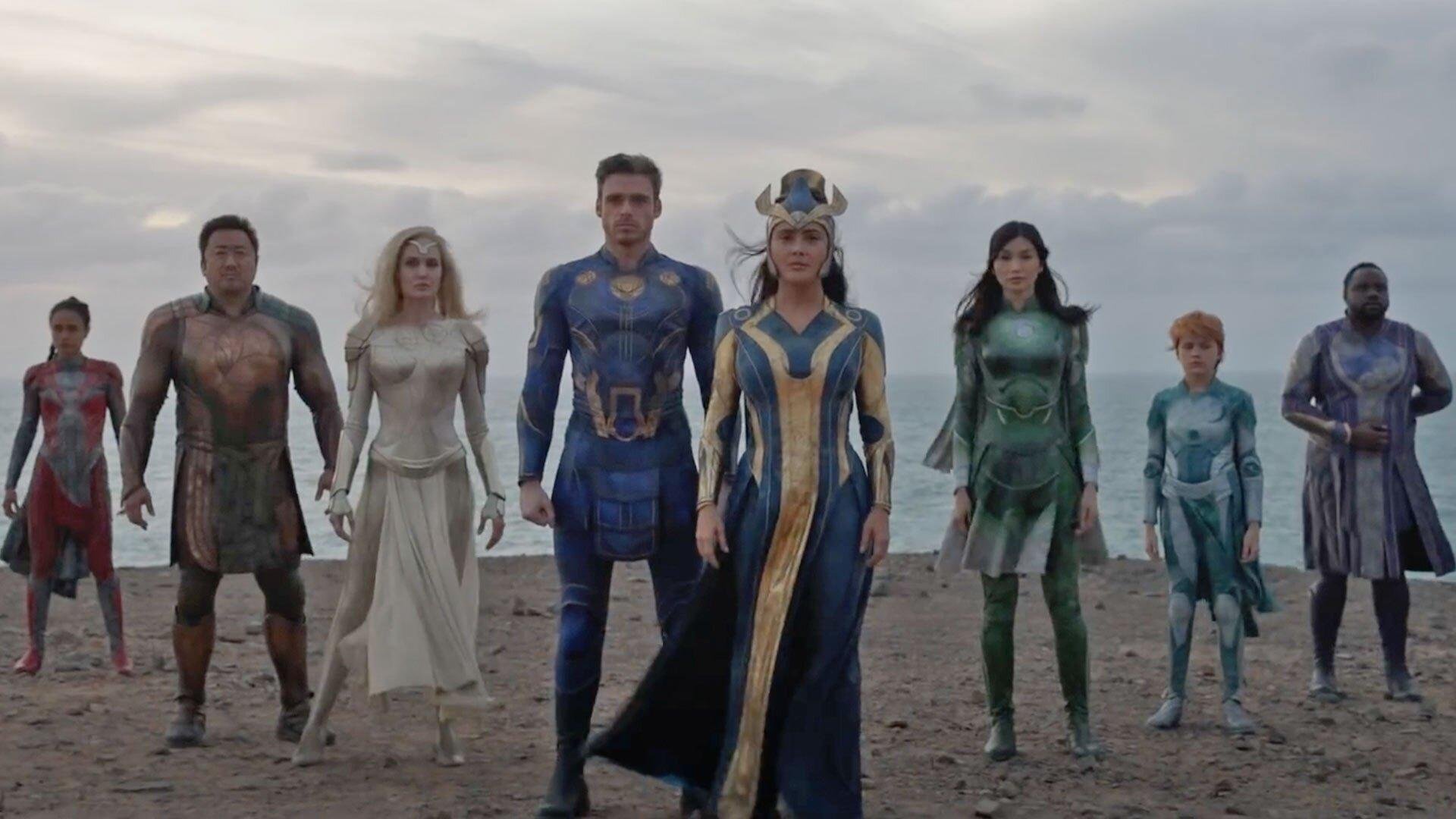 Obsada filmu Marvel’s Eternals, w tym Richard Madden, Salma Hayek i Gemma Chan