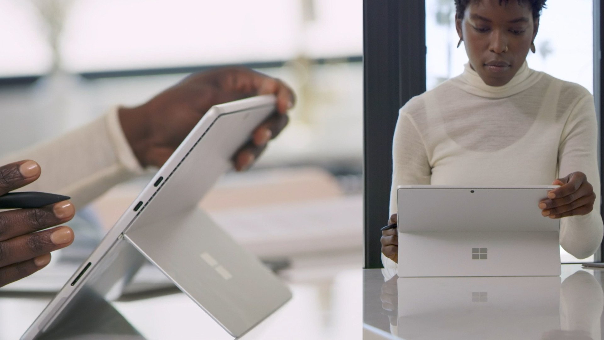 Captura del evento Microsoft Fall 2021 Surface Pro 8