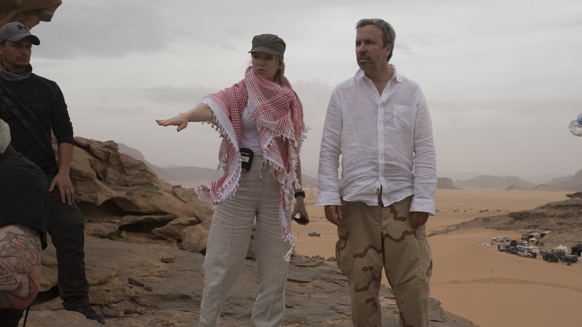 El director Denis Villeneuve en el set de su adaptación cinematográfica Dune