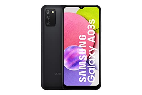 Comprar Samsung Galaxy-A03s | Smartphone con pantalla de 6.5″ TFT LCD HD+ | 3GB RAM y 32GB memoria interna ampliables | 5.000 mAh batería y carga rápida 15W | Color Negro [Versión española]