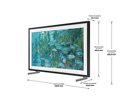 Comprar Samsung QE32LS03TC QLED 4K 2021 – Smart TV de 32″, Full HD, HDR 10+, Inteligencia Artificial, Multi View, Ambient Mode, One Remote Control, Soporte de Pared No Gap Incluido, con Alexa integrada