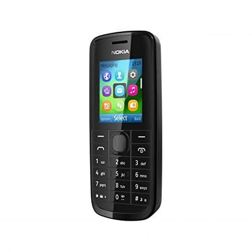 Nokia 113 - Móvil libre (pantalla 1.8", cámara 0.3 Mp, 0.02 GB), negro (importado)