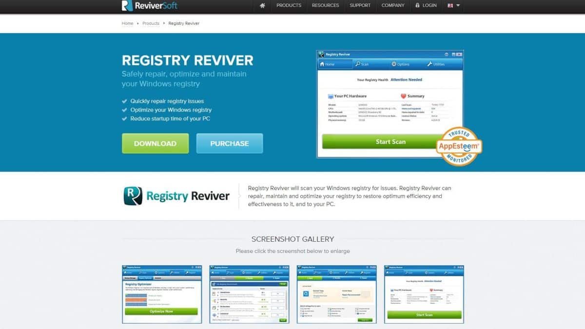 Revisión de Registry Reviver |  Radar tecnológico