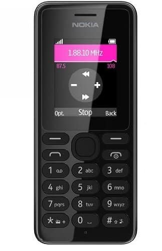 Achetez le meilleur prix Square MOBILIE Phone, Nokia 108, Noir A00016392 par Nokia