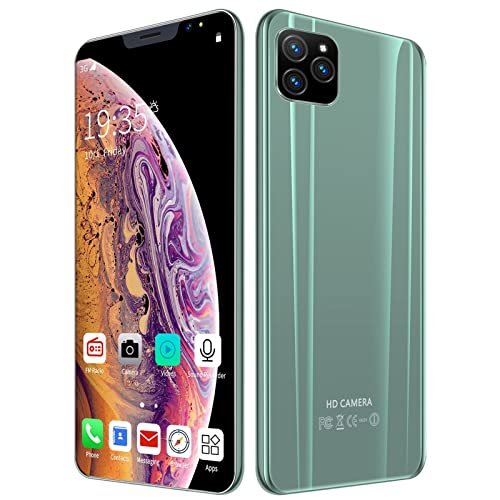 Buy HSHOR Free Smartphone Mobile Phones I13, with 5,8 Inch IPS Screen, Dual SIM Cameras, Support: WiFi, GPS, Bluetooth Mobile Phones (Color : Green)