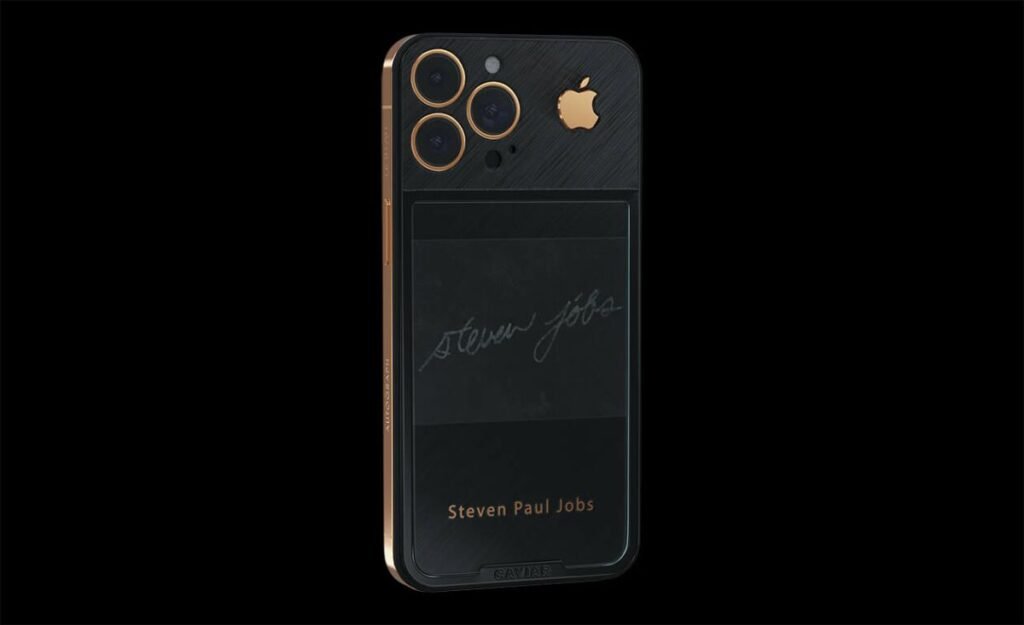 Este iPhone inspirado en Steve Jobs cuesta E 27000 y