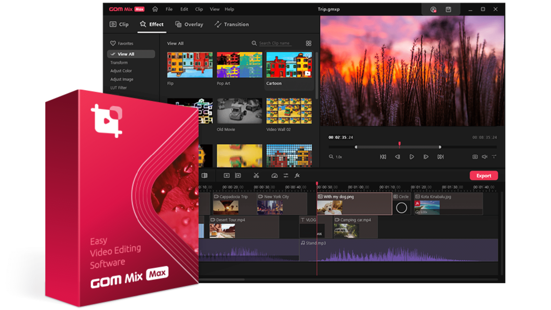 GOM Mix Max — отличная альтернатива дорогому программному обеспечению для редактирования видео.