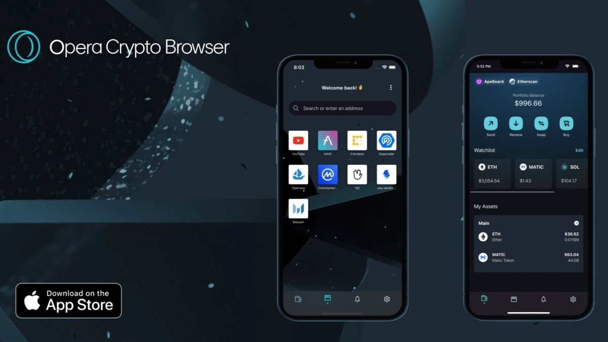 Opera lanza el proyecto Crypto Browser en iOS
