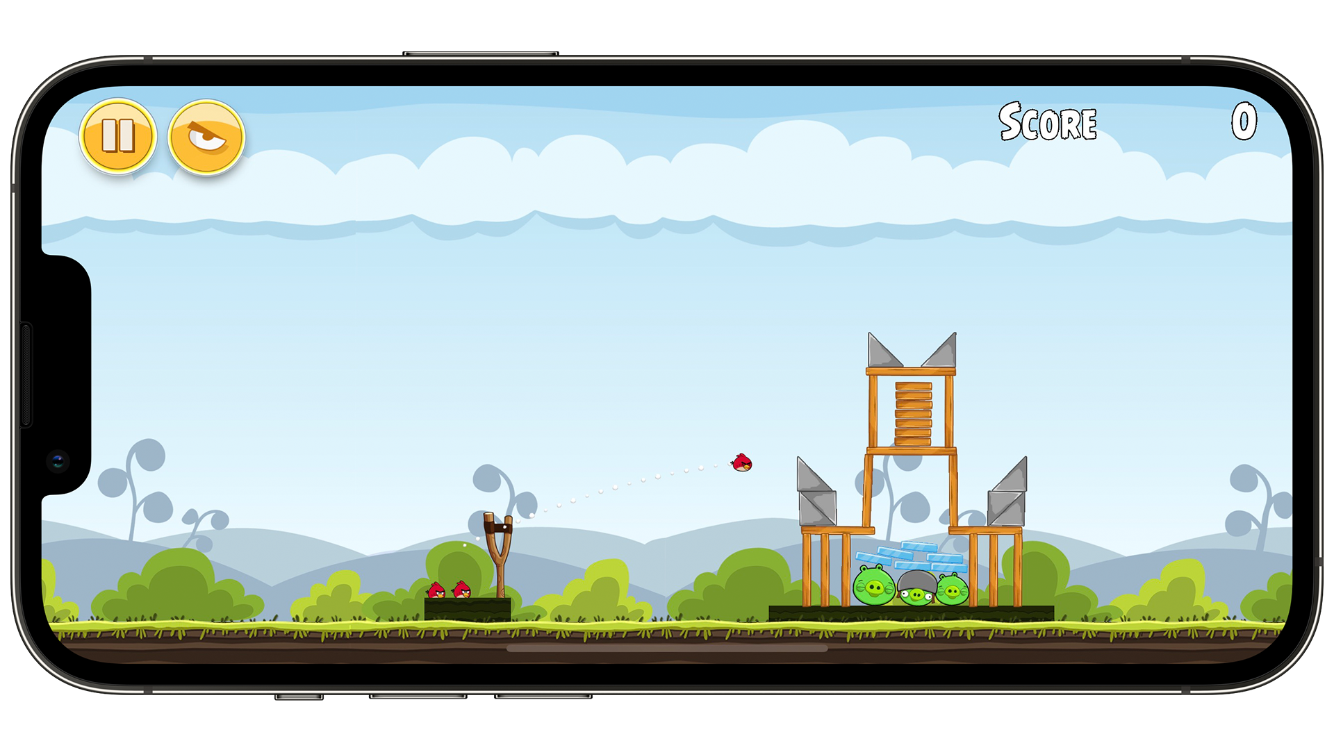 Klassische Angry Birds auf iOS 15