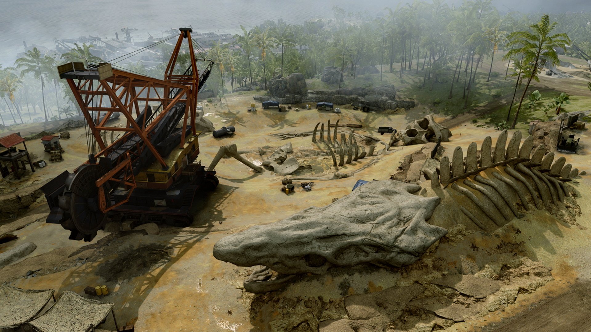 Un site de fouilles avec des os fossilisés à ajouter dans la prochaine mise à jour de Warzone