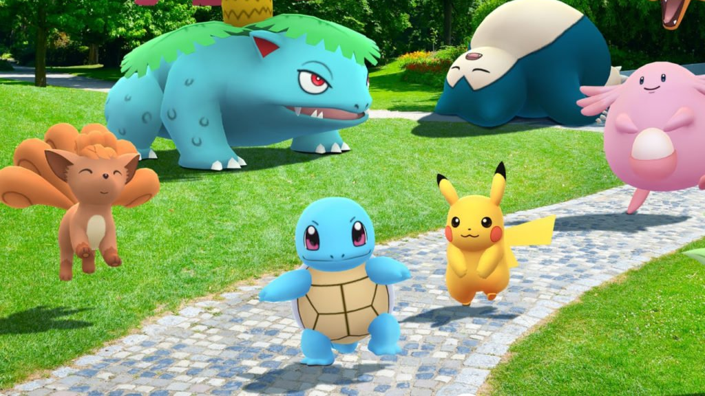Pikachu, Squirtle y otros Pokémon