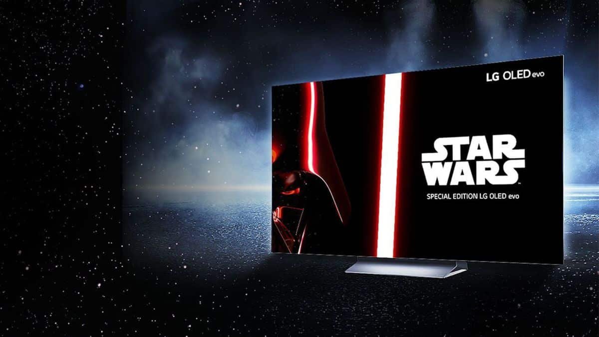 La TV OLED Evo C2 di LG a tema Star Wars ha un cenno speciale al franchise