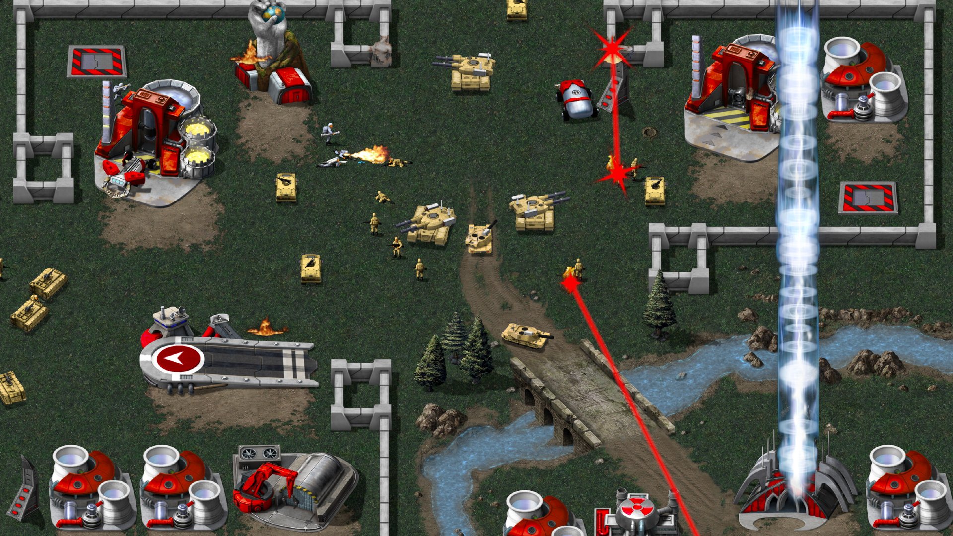 A view of the NOD forces in Command & Conquer