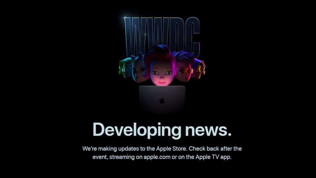 Der Apple Store ist down: Erscheint ein neues MacBook Air auf der WWDC 2022?