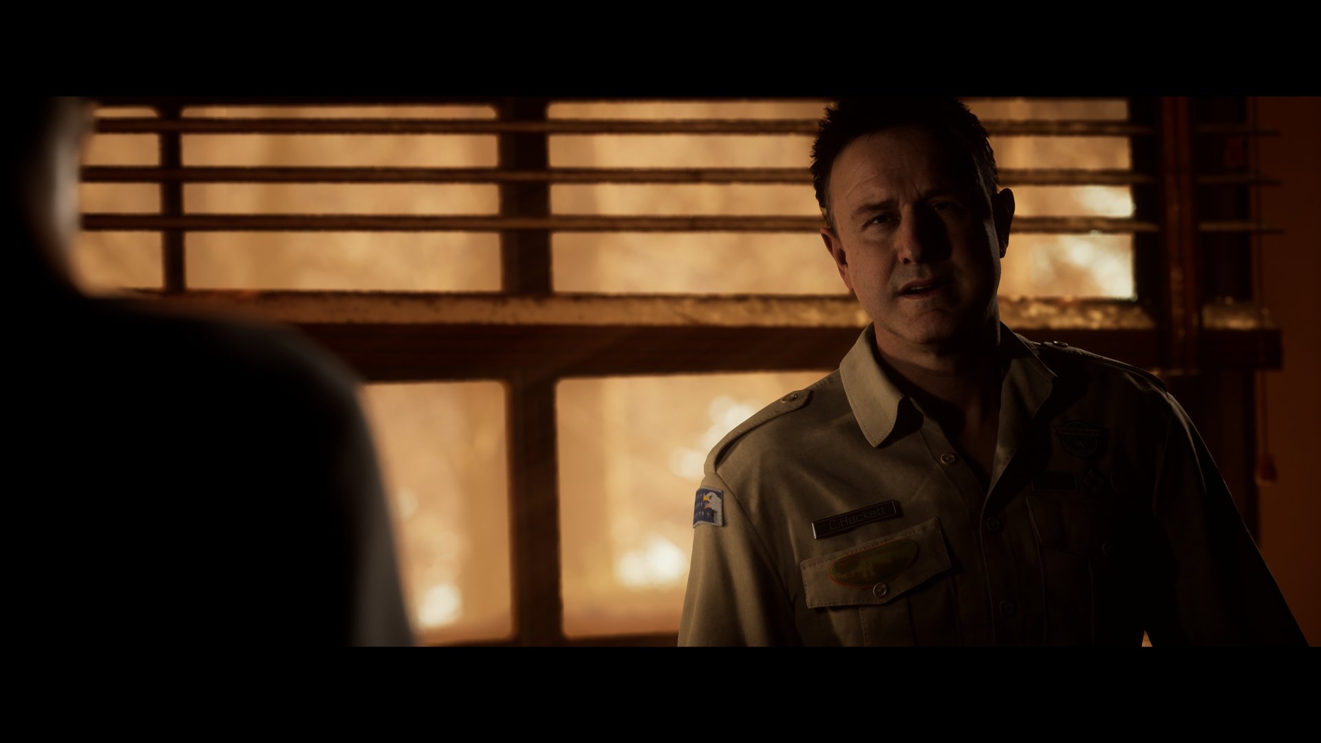 Screenshot of The Quarry with David Arquette as Chris Hackett