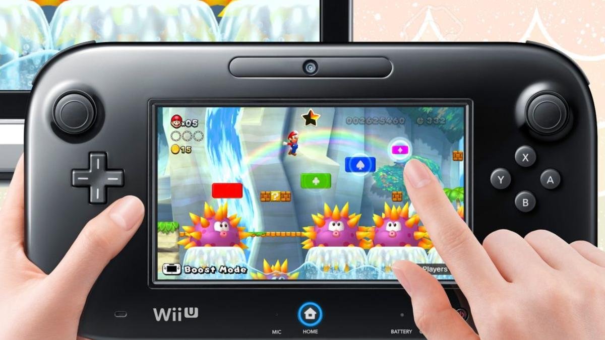 Alguien jugando a Mario en una Wii U