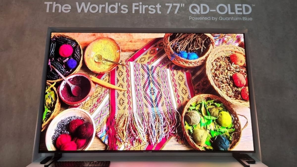 I televisori QD-OLED sono in aumento: Samsung ha appena introdotto il primo schermo da 77 pollici