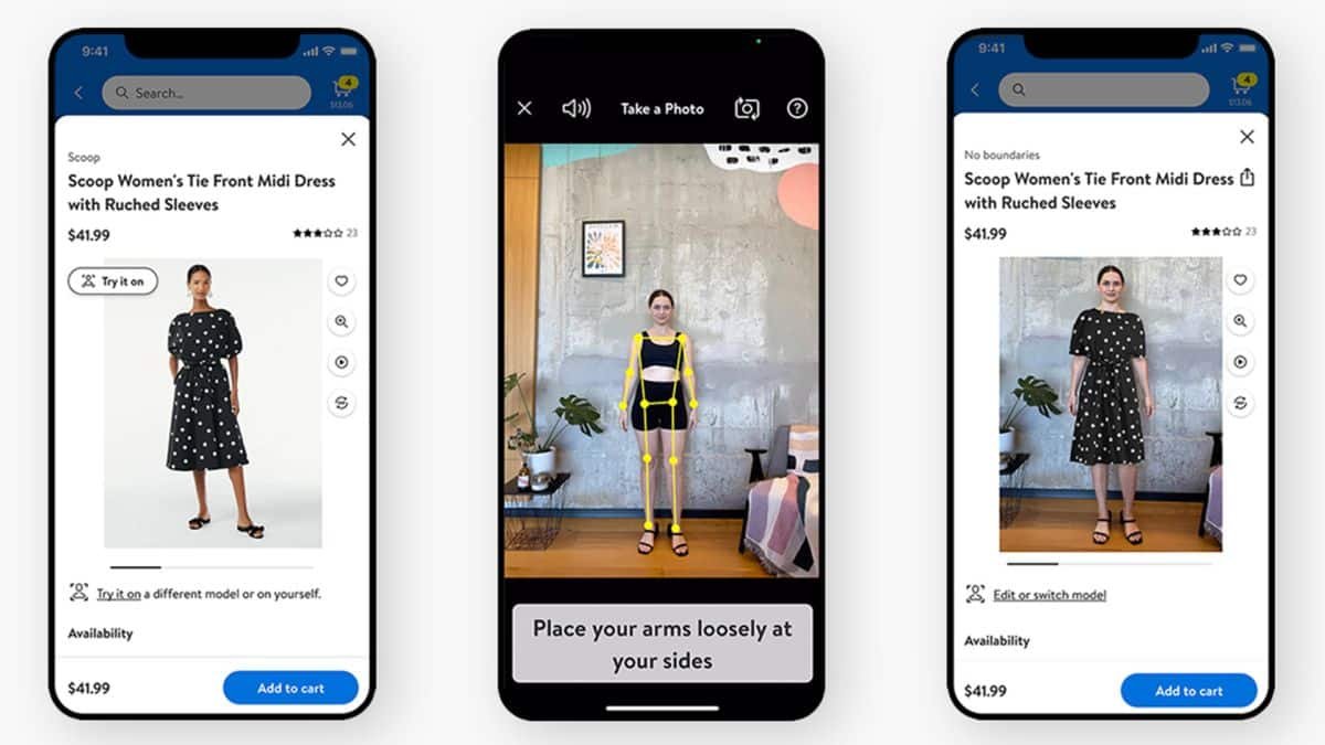 Walmart's virtual dressing room lets you use your own photos, but we have questions