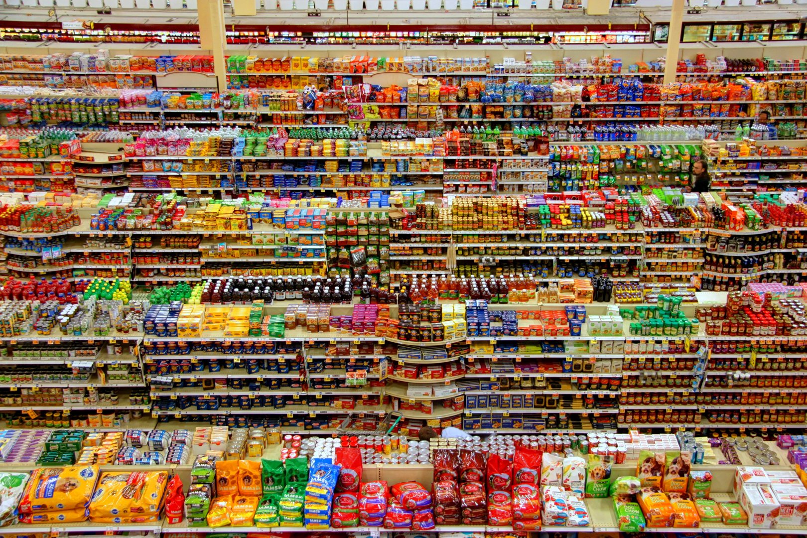The grocery section of the Fred Meyer hypermarket in Redmond, WA