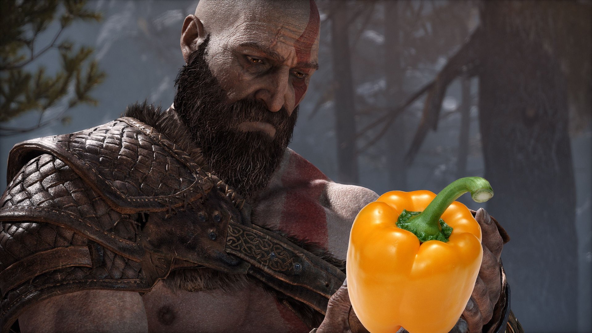 Algunas verduras se danaron al crear God of War Ragnarok