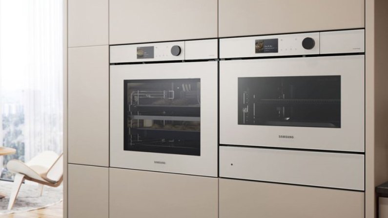 El horno Samsung Bespoke AI en una cocina