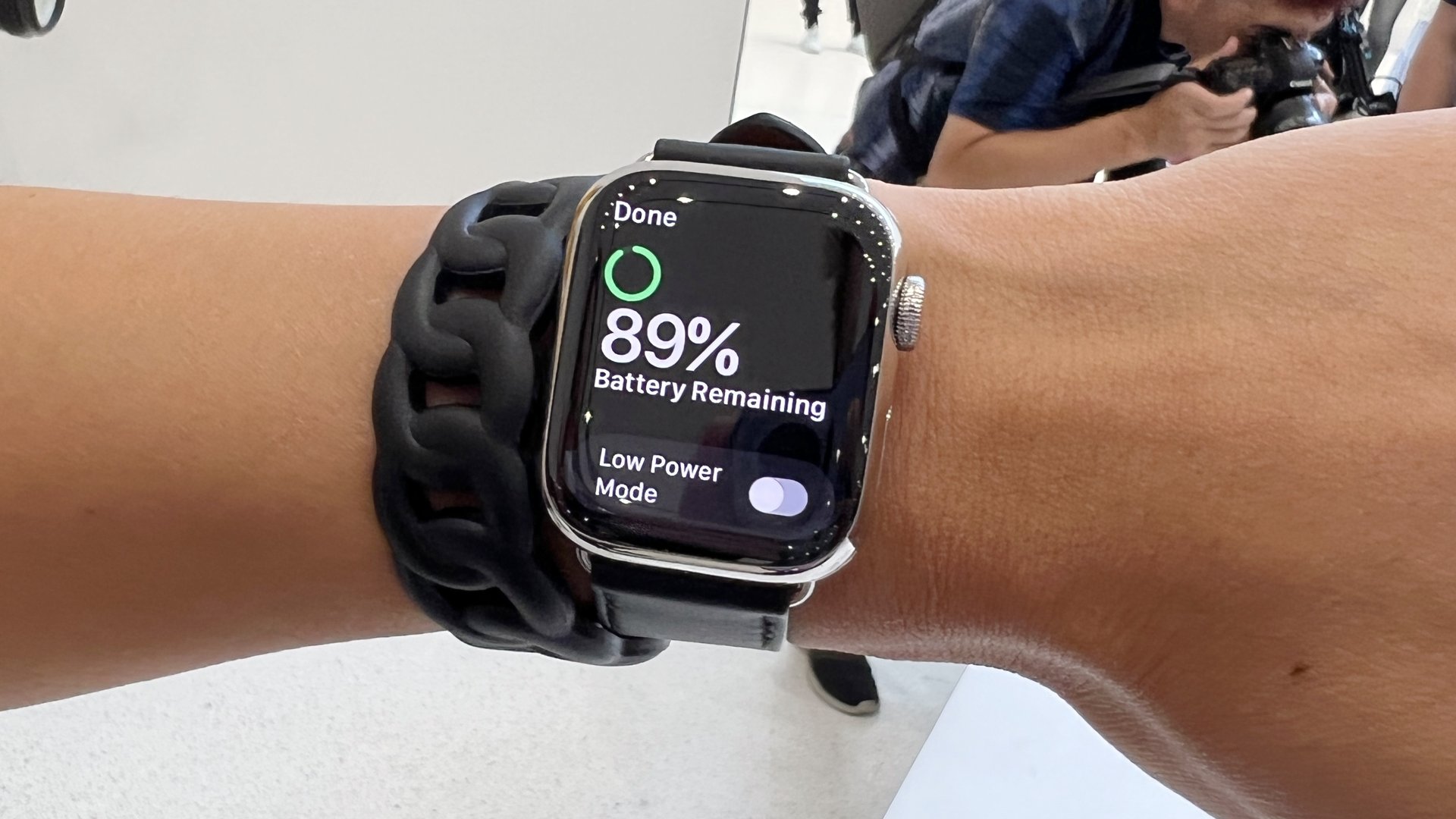 Images de l'Apple Watch 8 au lancement